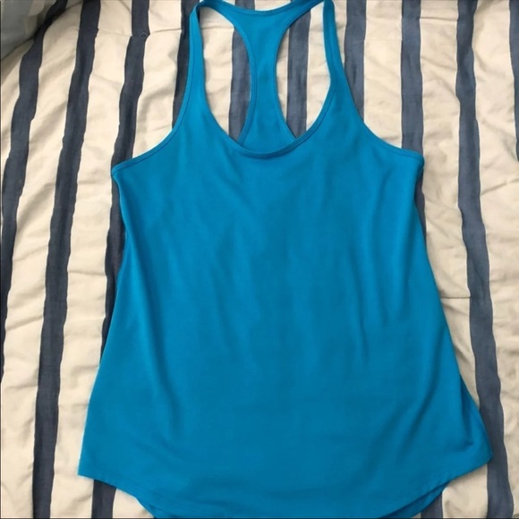 lululemon athletica Tops - Lululemon tech mesh singlet blue 4